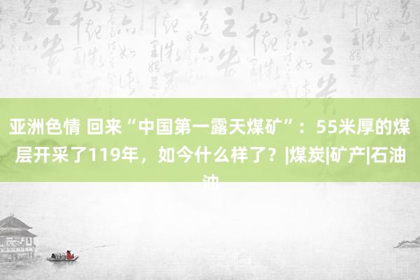 亚洲色情 回来“中国第一露天煤矿”：55米厚的煤层开采了119年，如今什么样了？|煤炭|矿产|石油